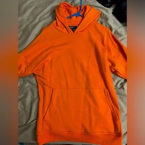 Forever 21 Orange Hoodie Size Large Men